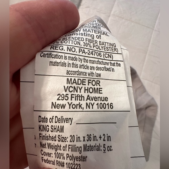 Embroidery Pillow Shams Decorative Microfiber Pillow Shams(Set of 2) 20 X 36 New - Picture 8 of 8